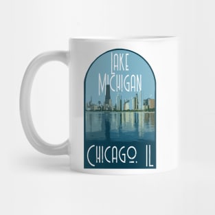Lake Michigan Chicago Decal Mug